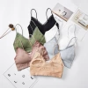 Direct sales from the manufacturer of the 2020 new lace, threaded, seamless back-hugging and chest-wrapping underwear women's comfort vest Specification image